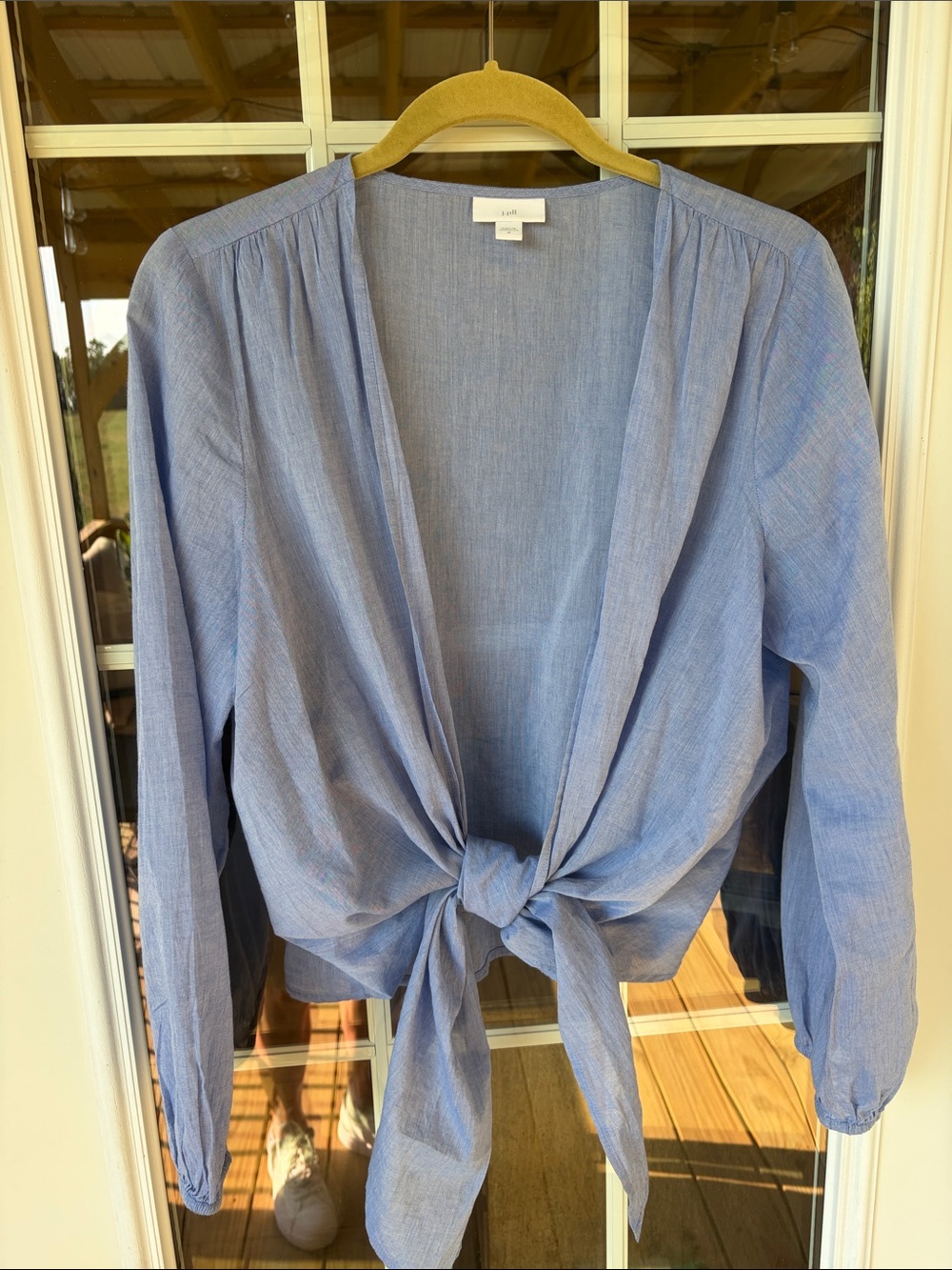 J Jill tied waist shirt